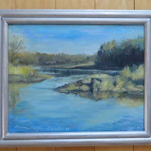 My Original oil painting Ring Bolt Rock Eary Spring